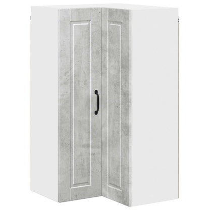 vidaXL Wall Corner Cabinet PORTO Concrete Grey 57 x 57 x 100 cm