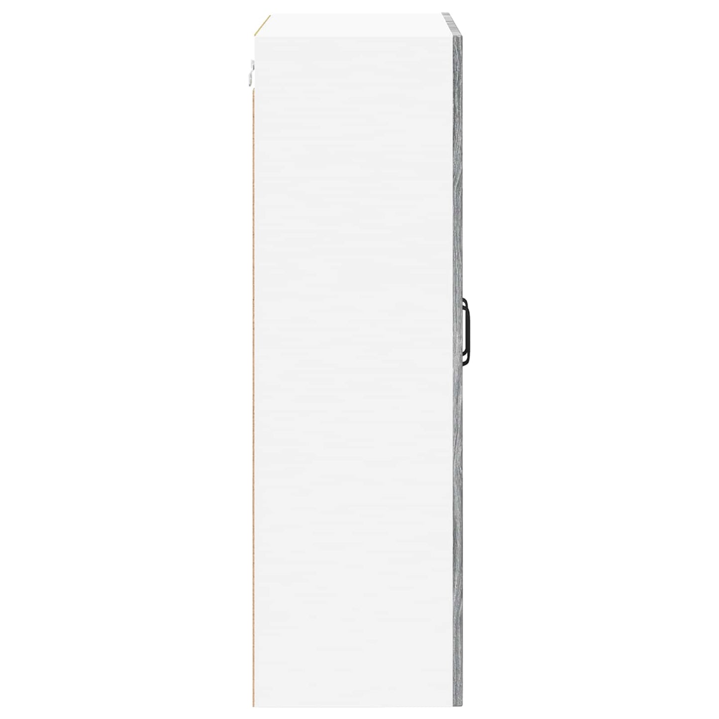 vidaXL Wall Glass Cabinet PORTO Grey Sonoma 60 x 31 x 100 cm