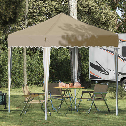 vidaXL Pop-up Party Tent 195 x 195 x 245 cm Cream Oxford Fabric