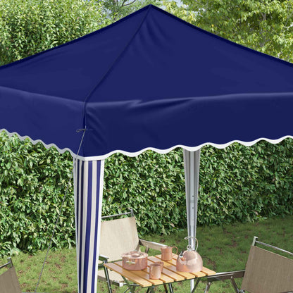vidaXL Pop-up Party Tent 195 x 195 x 245 cm Blue Oxford Fabric