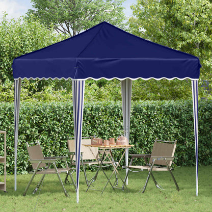 vidaXL Pop-up Party Tent 195 x 195 x 245 cm Blue Oxford Fabric