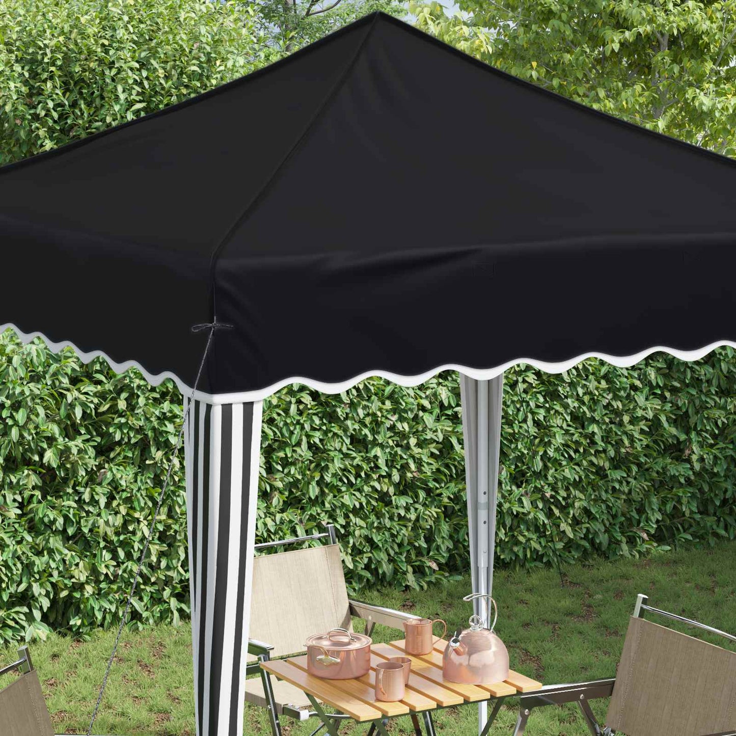 vidaXL Pop-up Party Tent 195 x 195 x 245 cm Anthracite Oxford Fabric