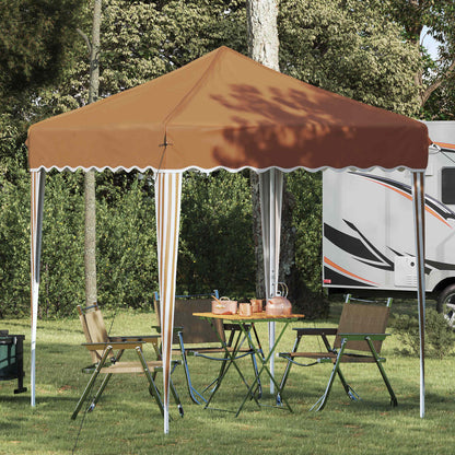 vidaXL Pop-up Party Tent 195 x 195 x 245 cm Beige Oxford Fabric