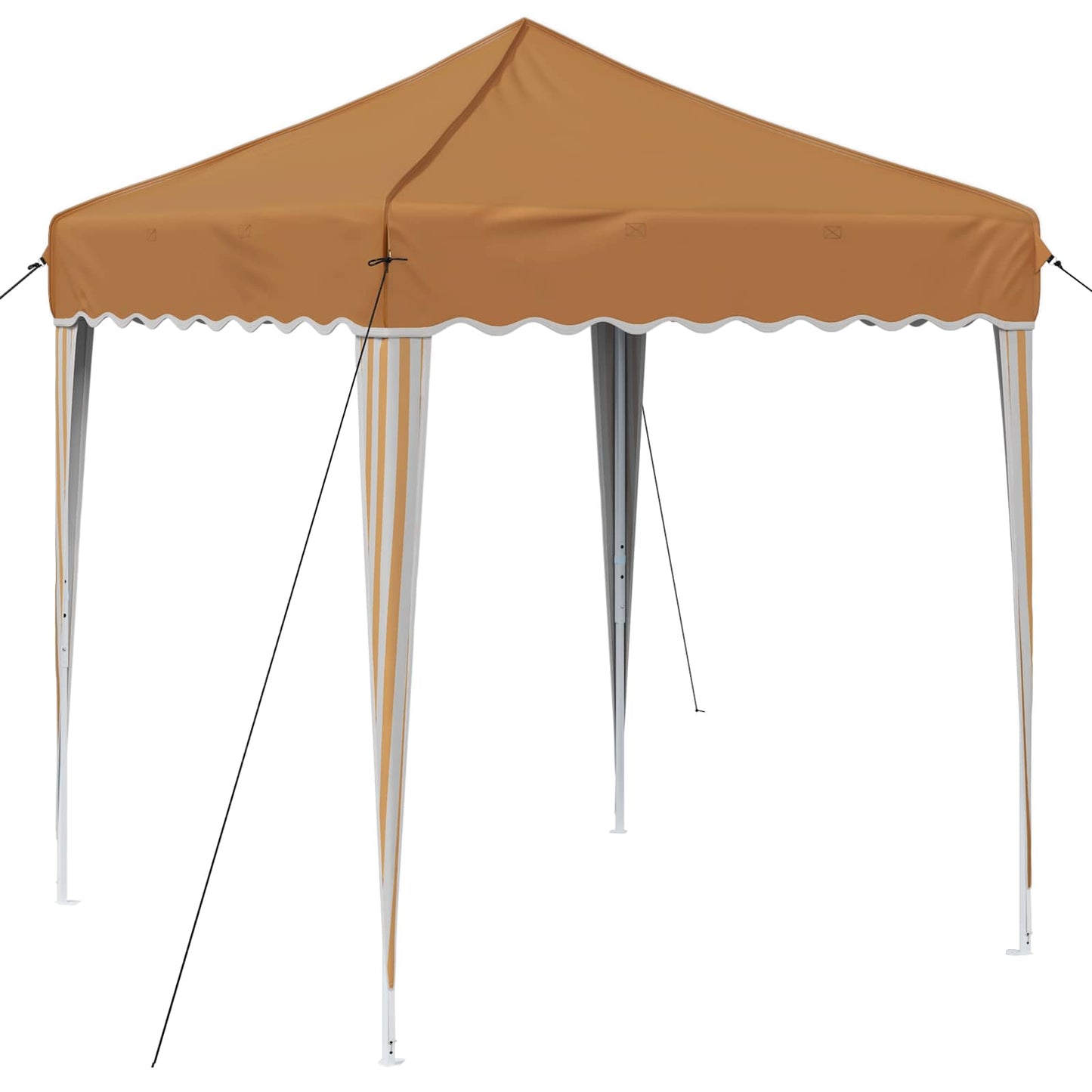 vidaXL Pop-up Party Tent 195 x 195 x 245 cm Beige Oxford Fabric