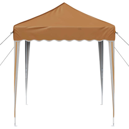 vidaXL Pop-up Party Tent 195 x 195 x 245 cm Beige Oxford Fabric