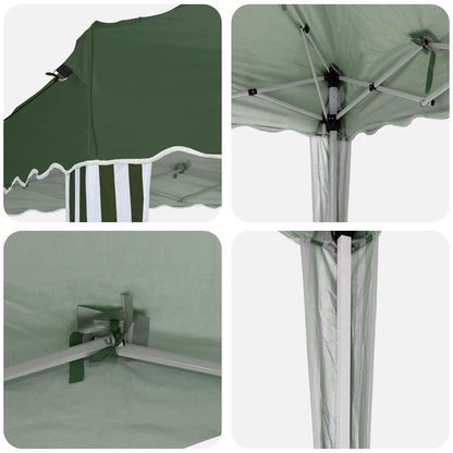 vidaXL Pop-up Party Tent Green 195 x 195 x 245 cm