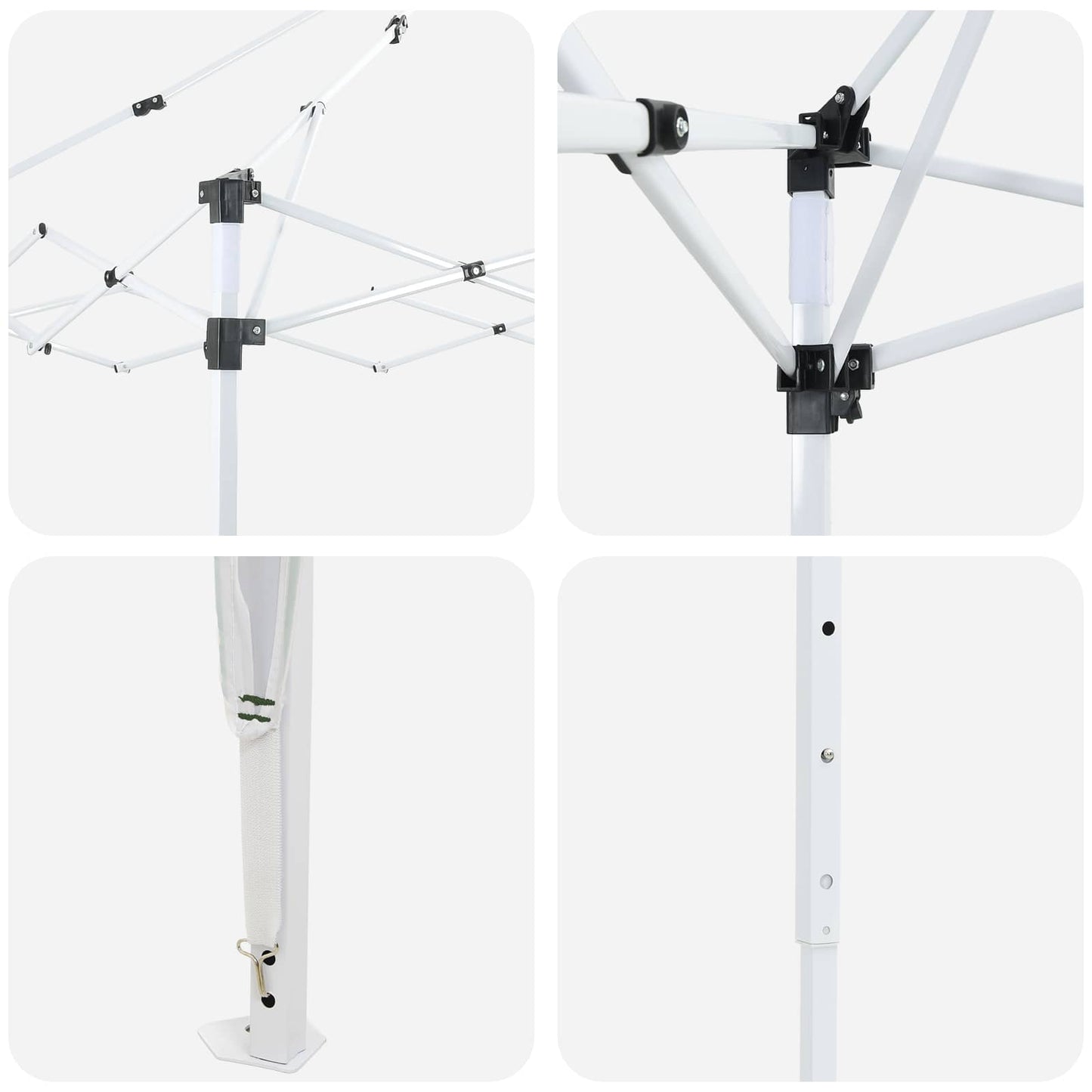 vidaXL Pop-up Party Tent Green 195 x 195 x 245 cm