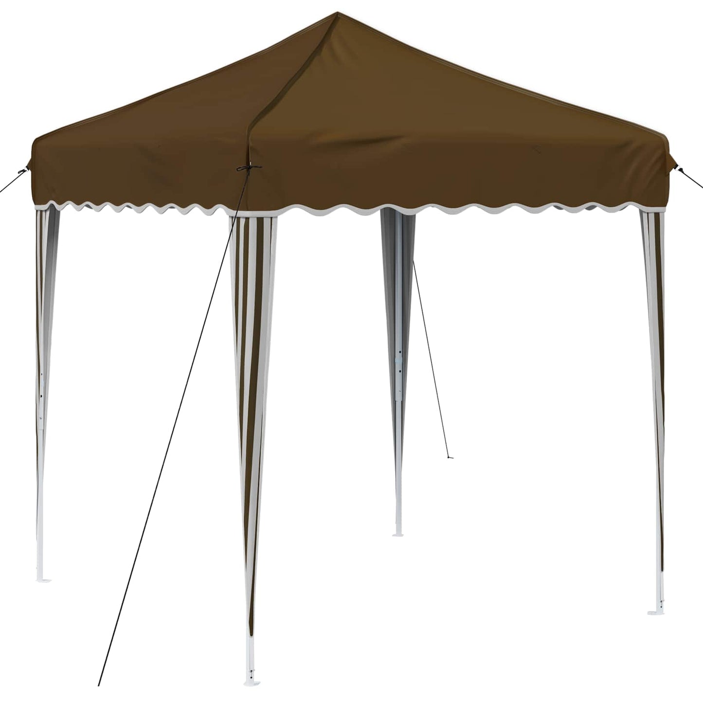 vidaXL Pop-up Party Tent 195 x 195 x 245 cm Taupe Oxford Fabric