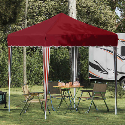vidaXL Pop-up Party Tent 195 x 195 x 245 cm Burgundy Oxford Fabric
