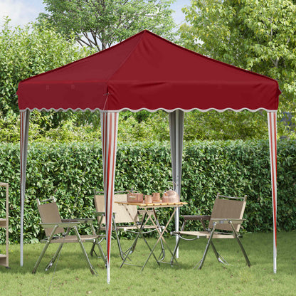 vidaXL Pop-up Party Tent 195 x 195 x 245 cm Burgundy Oxford Fabric