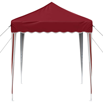 vidaXL Pop-up Party Tent 195 x 195 x 245 cm Burgundy Oxford Fabric
