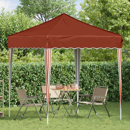 vidaXL Pop-up Party Tent 195 x 195 x 245 cm Terracotta Oxford Fabric