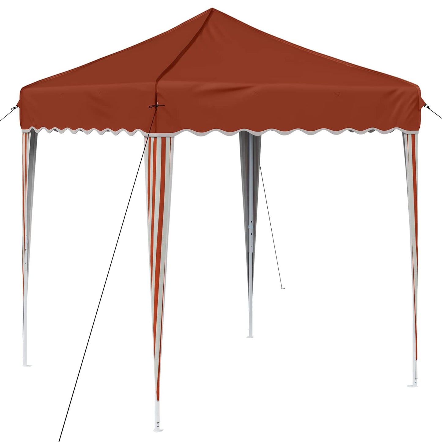 vidaXL Pop-up Party Tent 195 x 195 x 245 cm Terracotta Oxford Fabric
