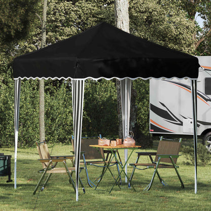 vidaXL Pop-up Party Tent 195 x 195 x 245 cm Black Oxford Fabric