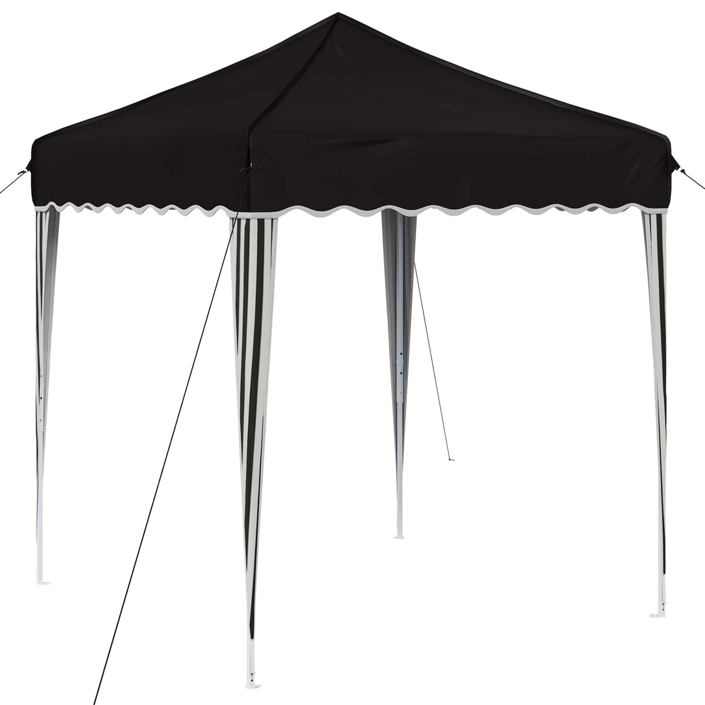 vidaXL Pop-up Party Tent 195 x 195 x 245 cm Black Oxford Fabric