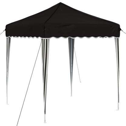 vidaXL Pop-up Party Tent 195 x 195 x 245 cm Black Oxford Fabric