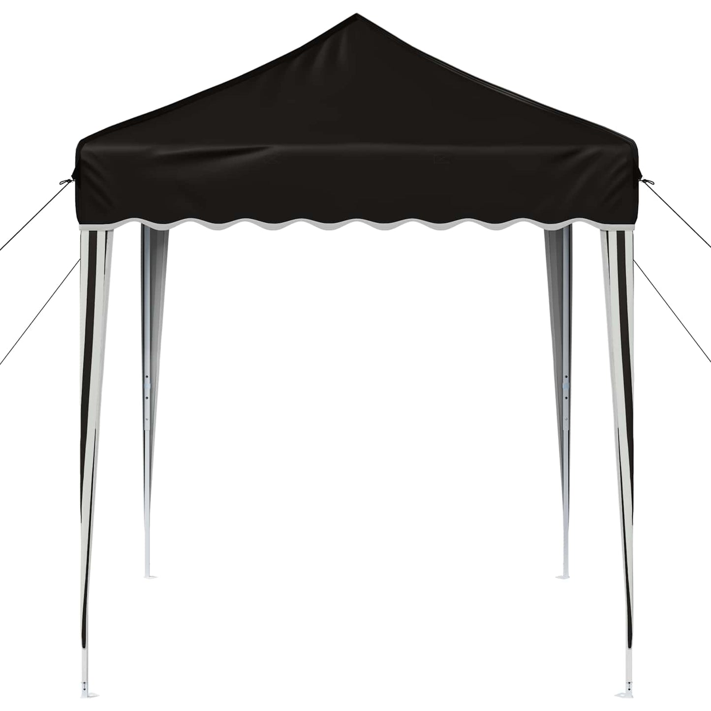 vidaXL Pop-up Party Tent 195 x 195 x 245 cm Black Oxford Fabric