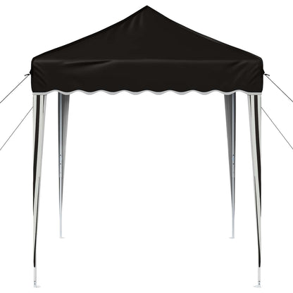 vidaXL Pop-up Party Tent 195 x 195 x 245 cm Black Oxford Fabric