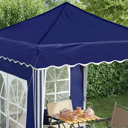 vidaXL Pop-up Party Tent 195 x 195 x 245 cm Blue Oxford Fabric