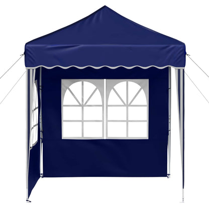 vidaXL Pop-up Party Tent 195 x 195 x 245 cm Blue Oxford Fabric