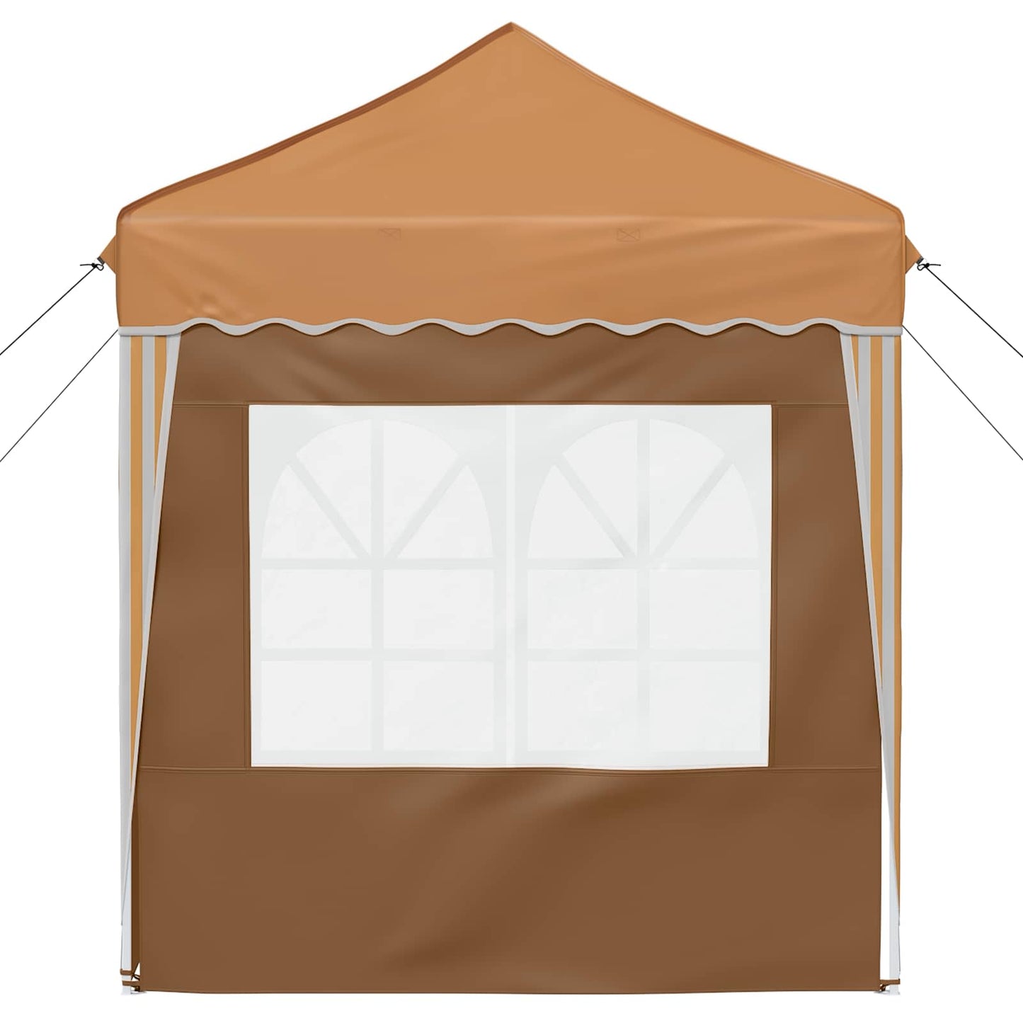 vidaXL Pop-up Party Tent 195 x 195 x 245 cm Beige Oxford Fabric