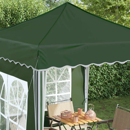 vidaXL Pop-up Party Tent 195 x 195 x 245 cm Green Oxford Fabric