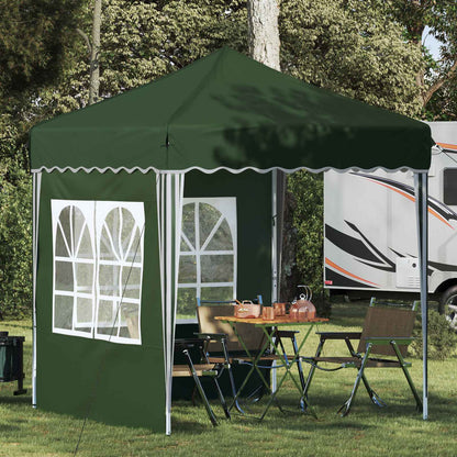 vidaXL Pop-up Party Tent 195 x 195 x 245 cm Green Oxford Fabric
