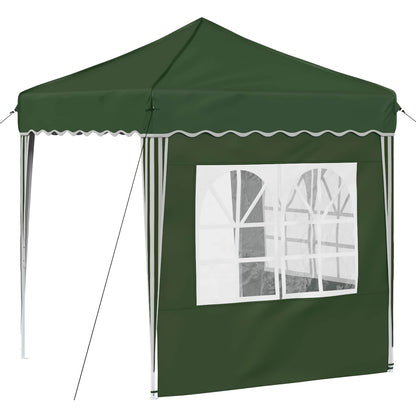 vidaXL Pop-up Party Tent 195 x 195 x 245 cm Green Oxford Fabric