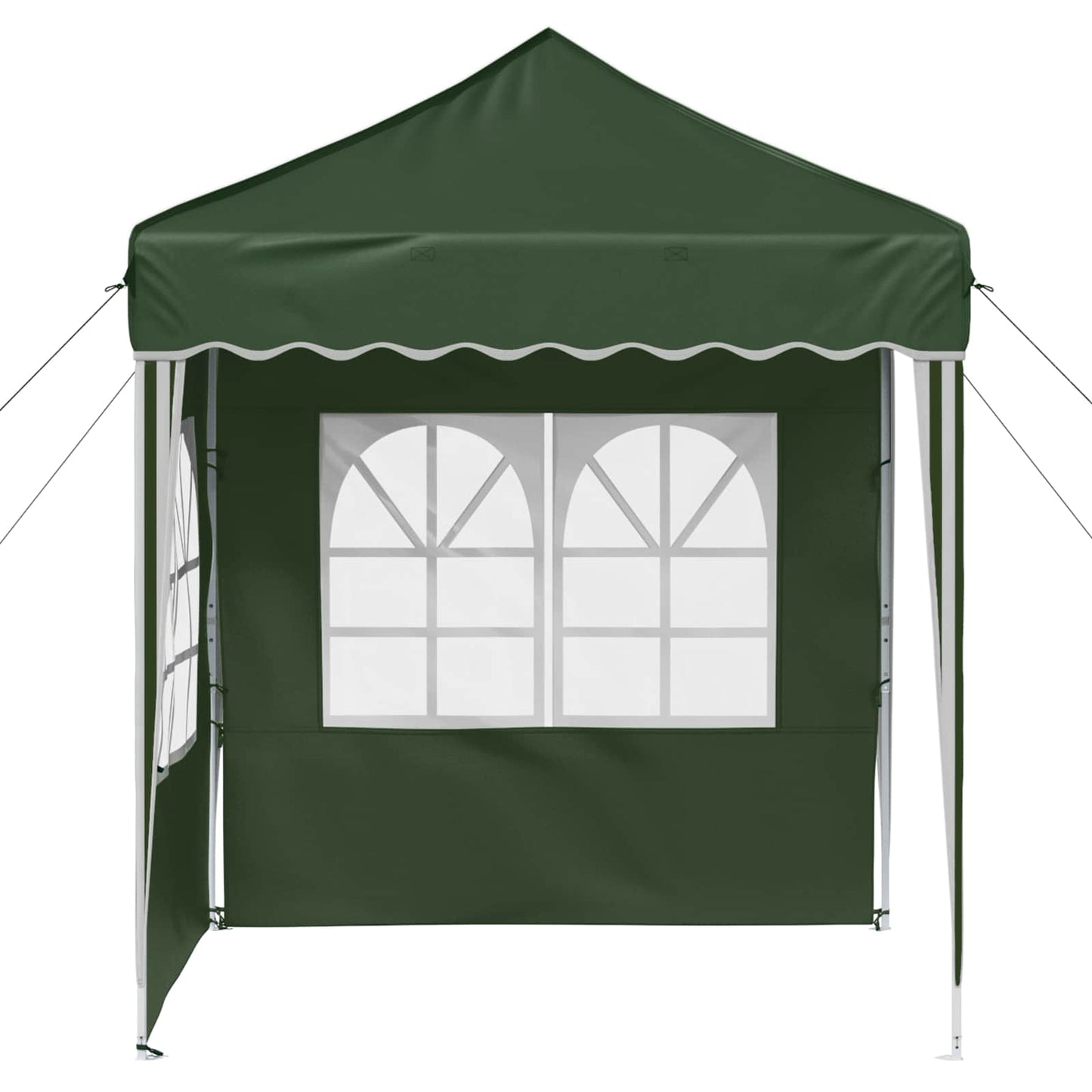 vidaXL Pop-up Party Tent 195 x 195 x 245 cm Green Oxford Fabric