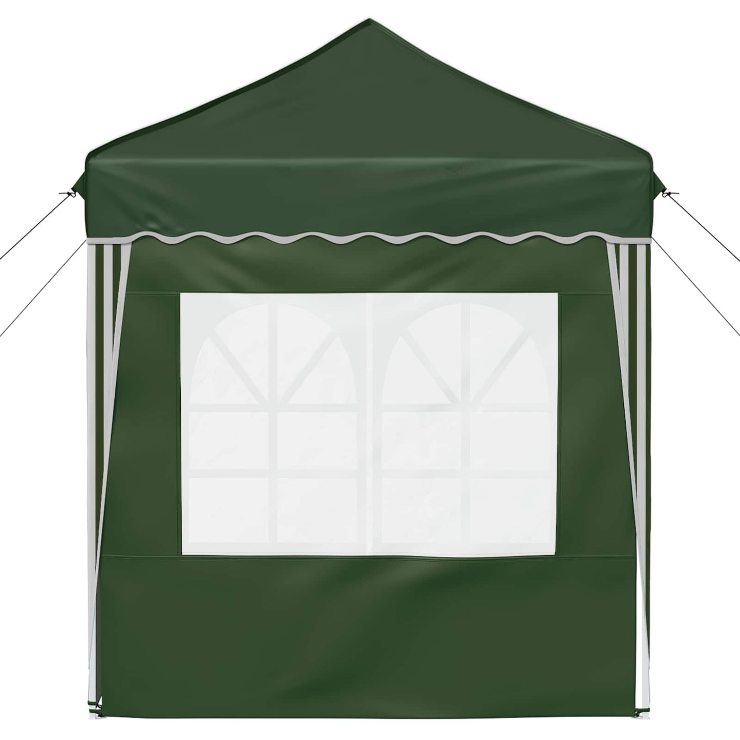 vidaXL Pop-up Party Tent 195 x 195 x 245 cm Green Oxford Fabric