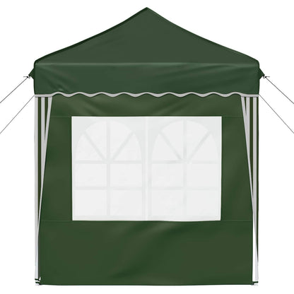 vidaXL Pop-up Party Tent 195 x 195 x 245 cm Green Oxford Fabric