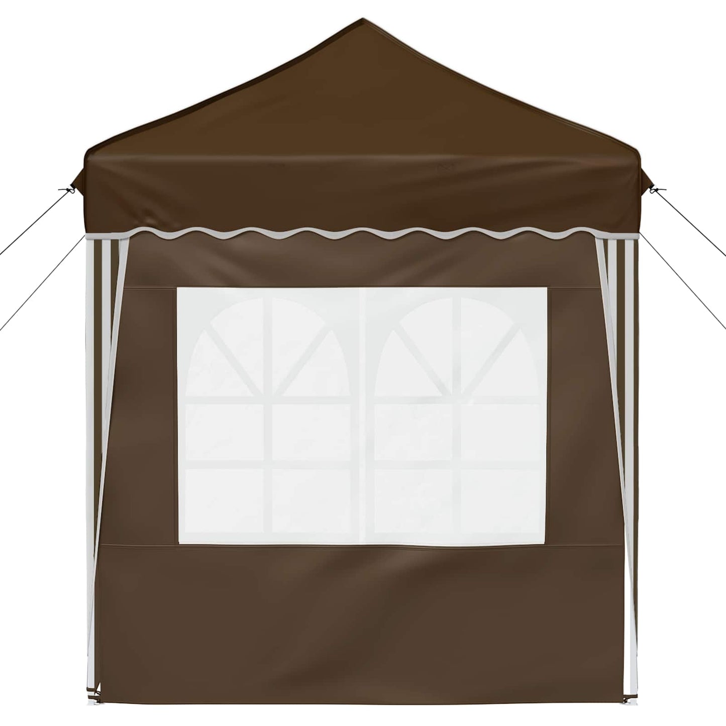 vidaXL Pop-up Party Tent 195 x 195 x 245 cm Taupe Oxford Fabric