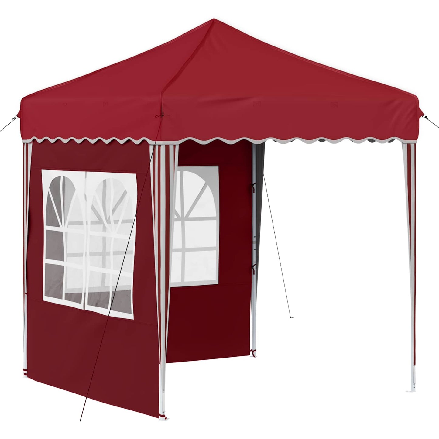 vidaXL Pop-up Party Tent 195 x 195 x 245 cm Burgundy Oxford Fabric