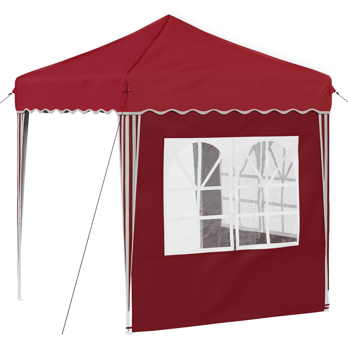 vidaXL Pop-up Party Tent 195 x 195 x 245 cm Burgundy Oxford Fabric