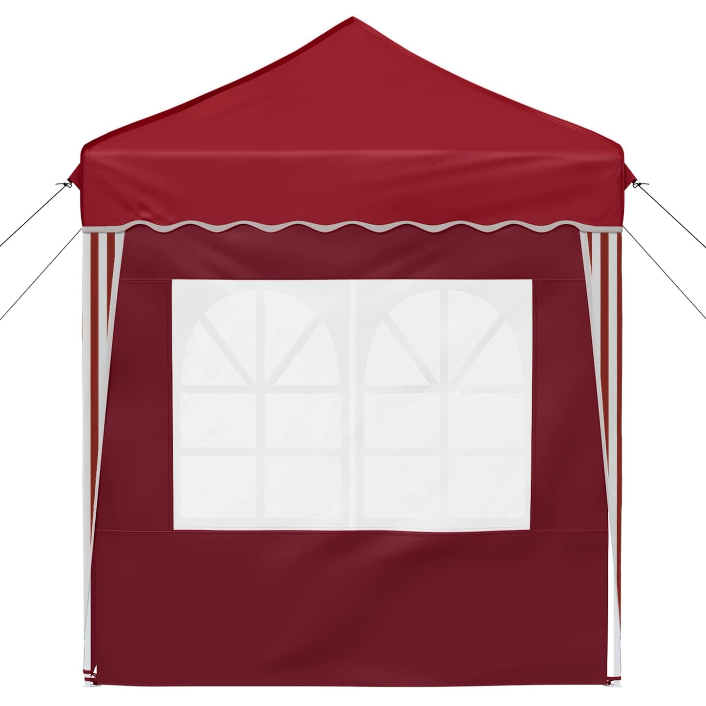 vidaXL Pop-up Party Tent 195 x 195 x 245 cm Burgundy Oxford Fabric