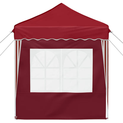 vidaXL Pop-up Party Tent 195 x 195 x 245 cm Burgundy Oxford Fabric