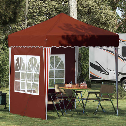 vidaXL Pop-up Party Tent 195 x 195 x 245 cm Terracotta Oxford Fabric