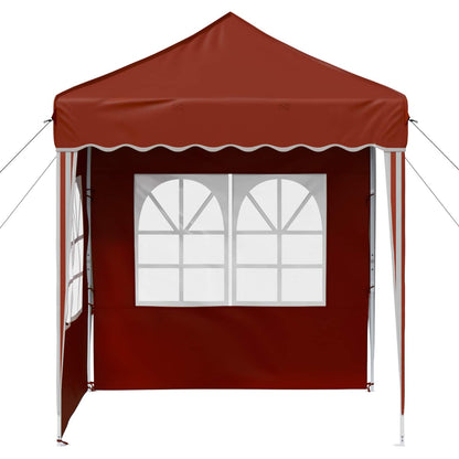 vidaXL Pop-up Party Tent 195 x 195 x 245 cm Terracotta Oxford Fabric
