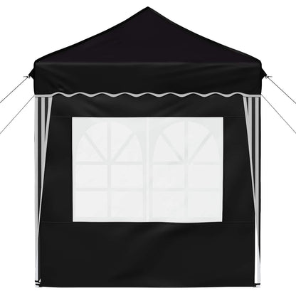 vidaXL Pop-up Party Tent 195 x 195 x 245 cm Black Oxford Fabric