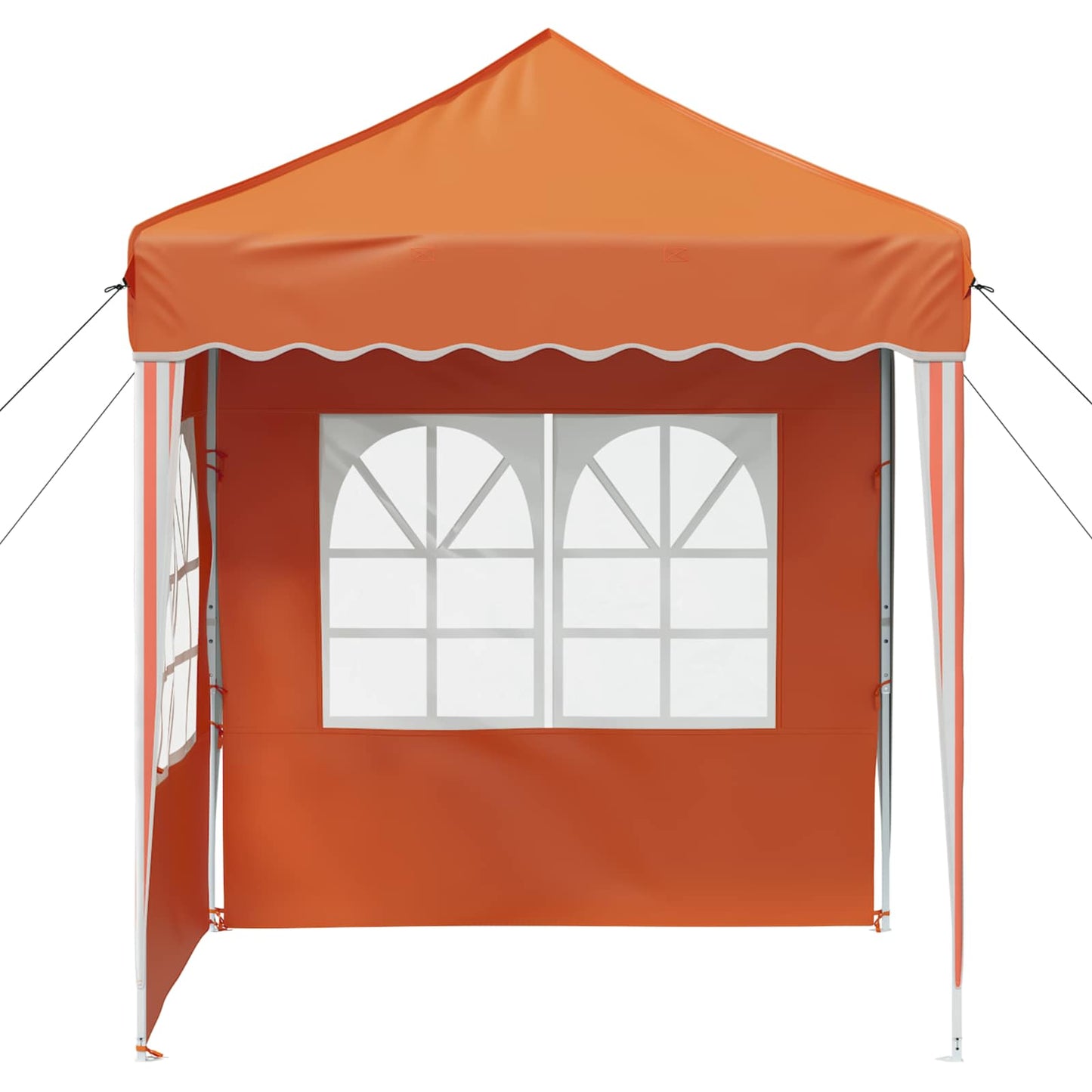 vidaXL Pop-up Party Tent 195 x 195 x 245 cm Orange Oxford Fabric