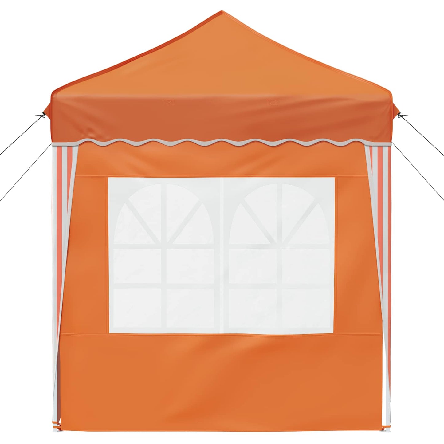 vidaXL Pop-up Party Tent 195 x 195 x 245 cm Orange Oxford Fabric