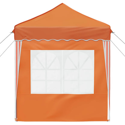 vidaXL Pop-up Party Tent 195 x 195 x 245 cm Orange Oxford Fabric