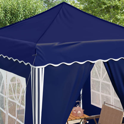 vidaXL Pop-up Party Tent 195 x 195 x 245 cm Blue Oxford Fabric