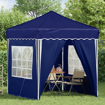 vidaXL Pop-up Party Tent 195 x 195 x 245 cm Blue Oxford Fabric