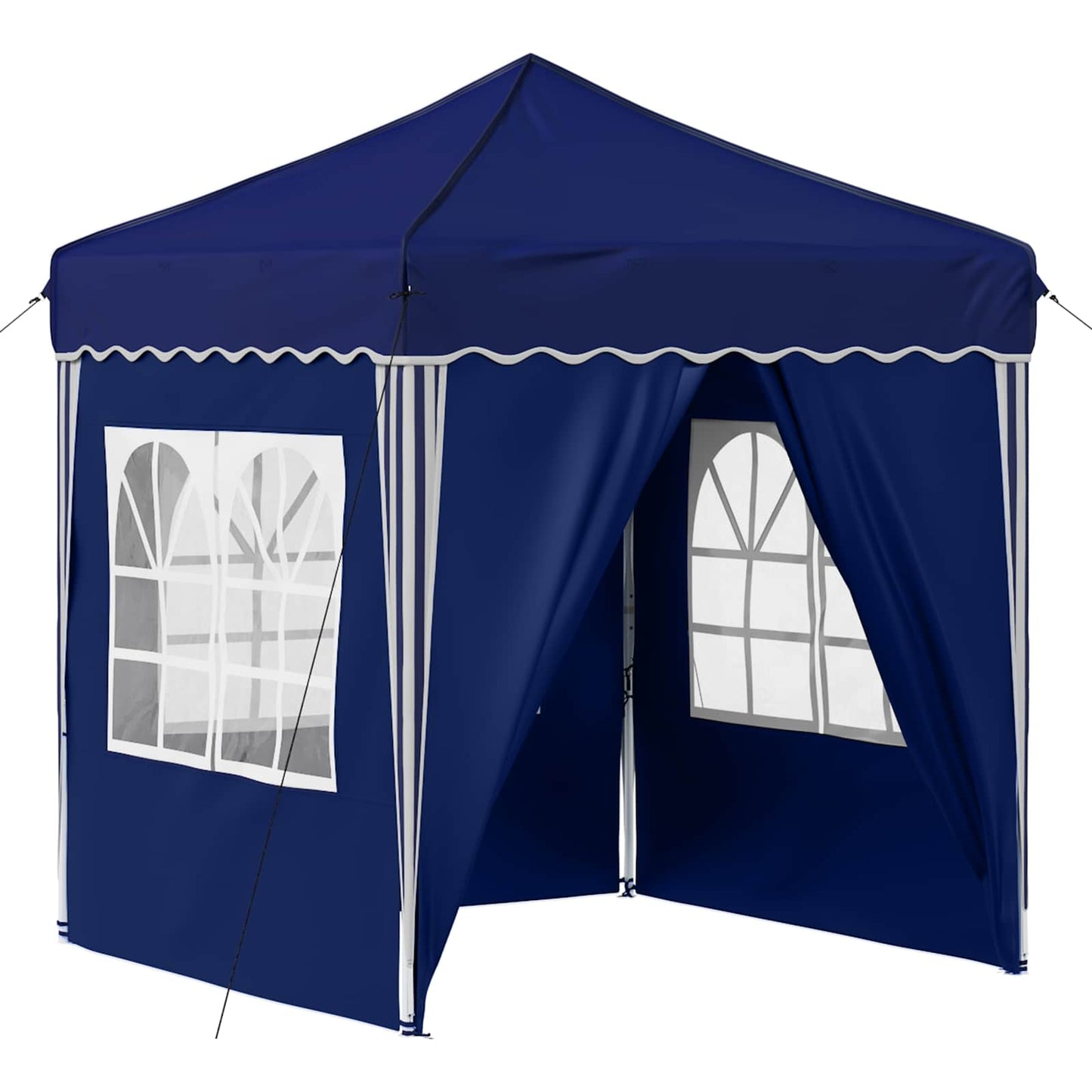 vidaXL Pop-up Party Tent 195 x 195 x 245 cm Blue Oxford Fabric