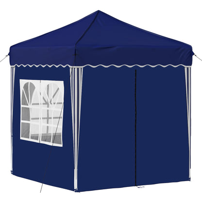 vidaXL Pop-up Party Tent 195 x 195 x 245 cm Blue Oxford Fabric