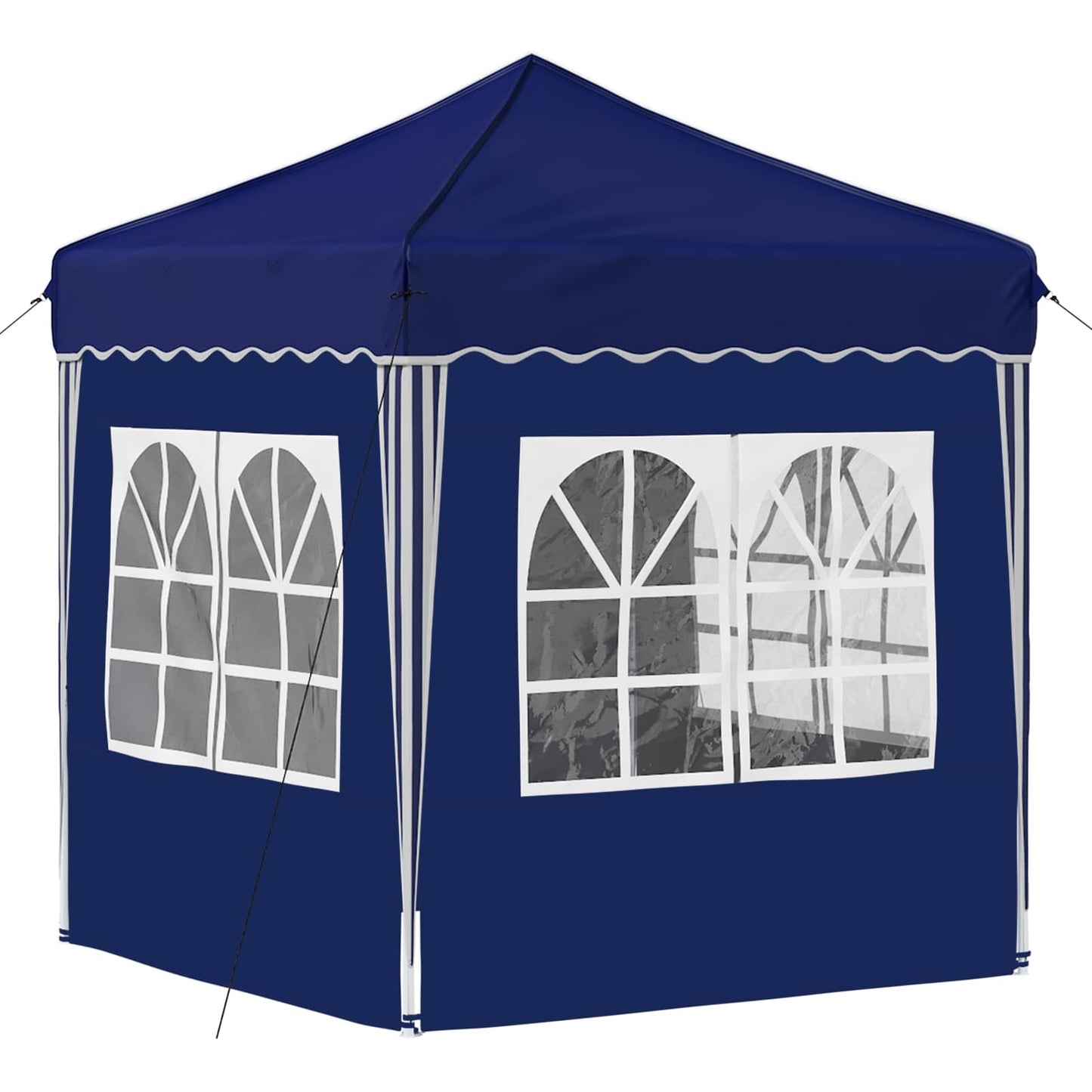 vidaXL Pop-up Party Tent 195 x 195 x 245 cm Blue Oxford Fabric