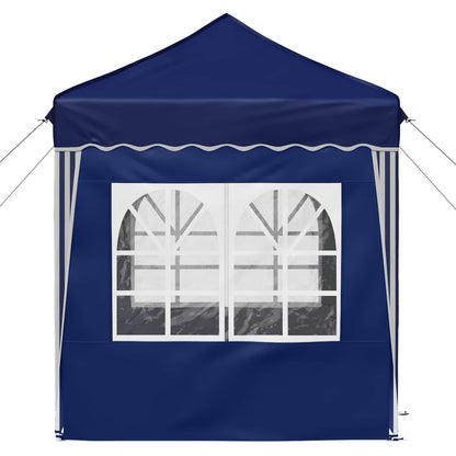 vidaXL Pop-up Party Tent 195 x 195 x 245 cm Blue Oxford Fabric