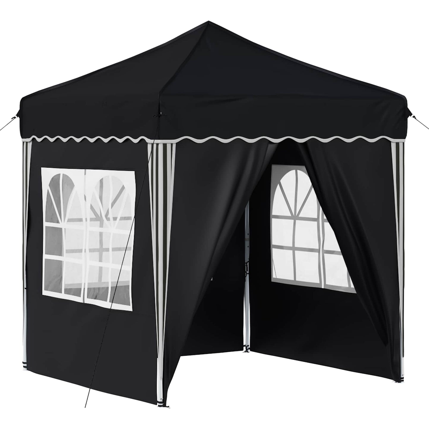 vidaXL Pop-up Party Tent 195 x 195 x 245 cm Anthracite Oxford Fabric