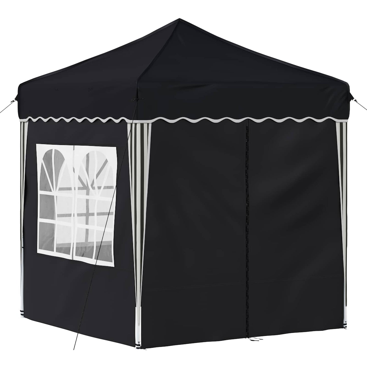 vidaXL Pop-up Party Tent 195 x 195 x 245 cm Anthracite Oxford Fabric